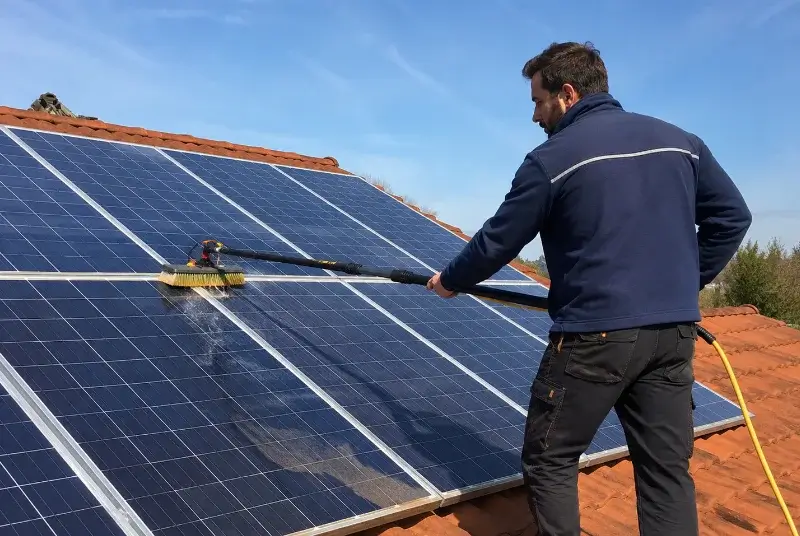 Nettoyage et entretien de panneaux solaires à Almayrac